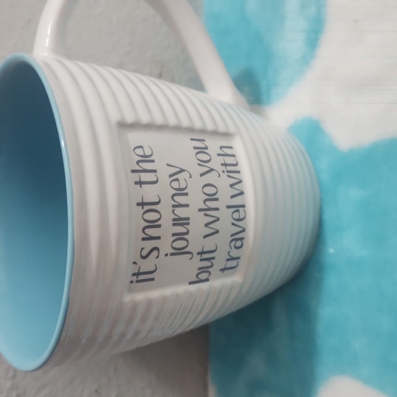 Old Pottery Company Inspirational Coffee Mug ' It's Not The Journey ' - Picture 1 of 5